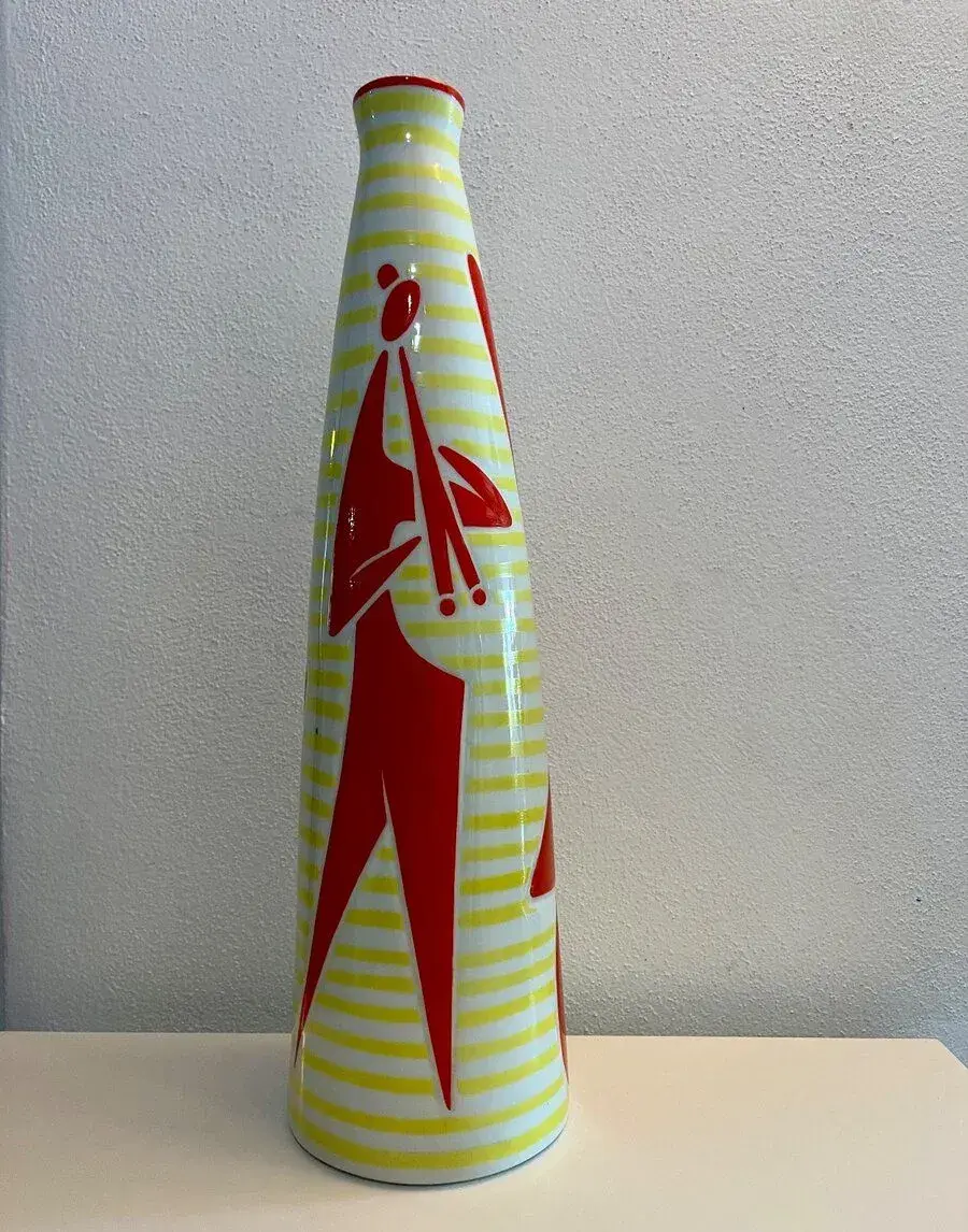 Zsolnay váza – Jazz Brusel (41 cm) – János Török