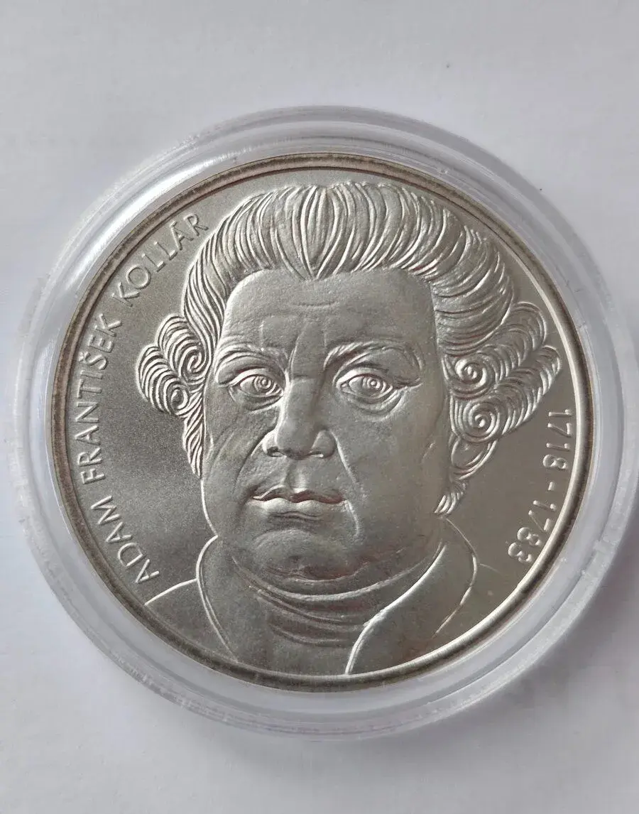 10€ strieborná minca - Adam František Kollár (2018) BK