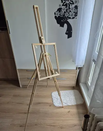 Maliarska súprava (stojan + 2 drevené rámy)