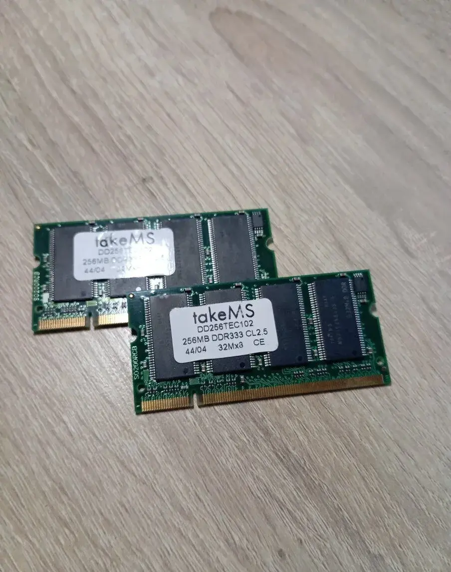 takeMS DDR1 SO-DIMM 512MB KIT (2x 256MB) 333MHz