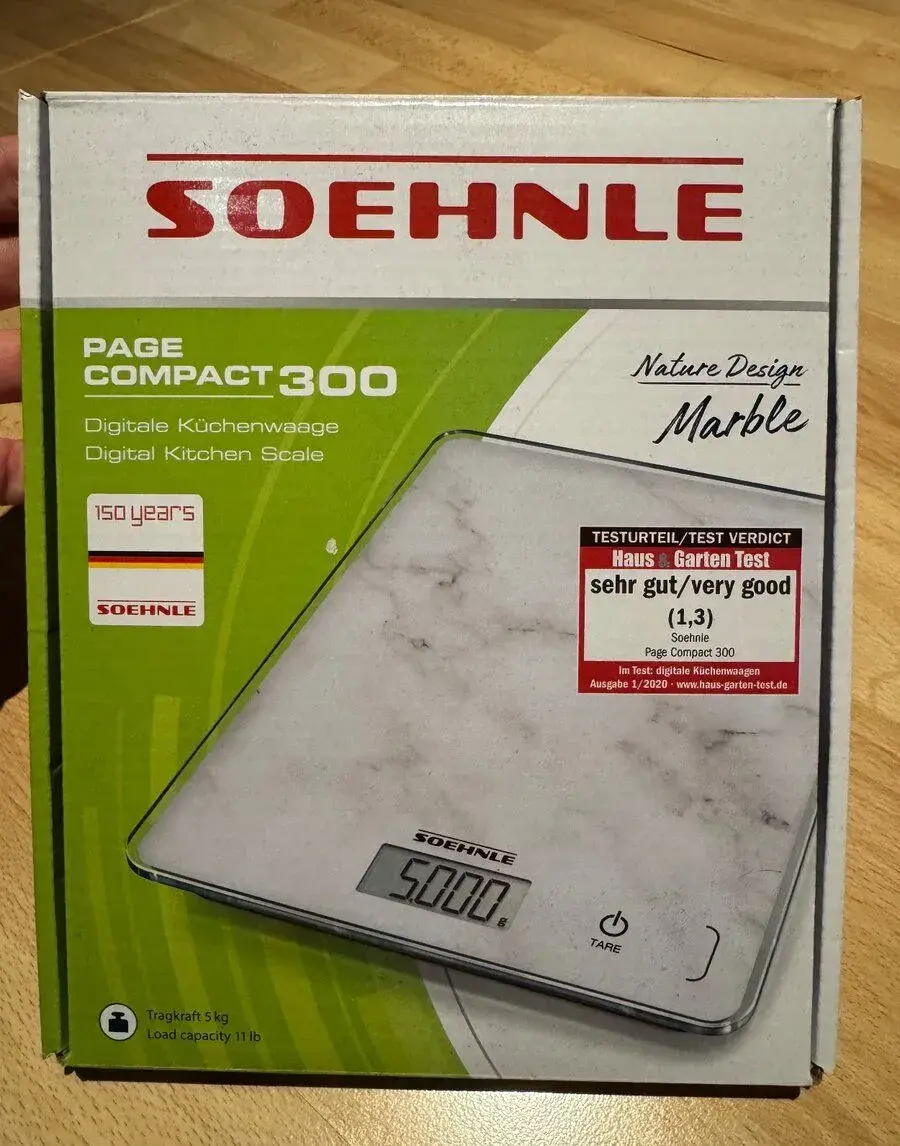 Nová Soehnle Page Compact 300 Marble – kuchynská váha