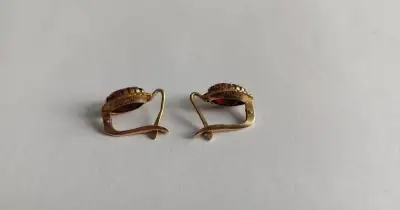 Zlaté náušnice 18kt zlato – 3,93g