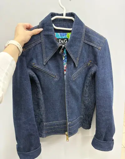 D&G Dolce & Gabbana Vintage Y2K Džínsová Bunda (M)