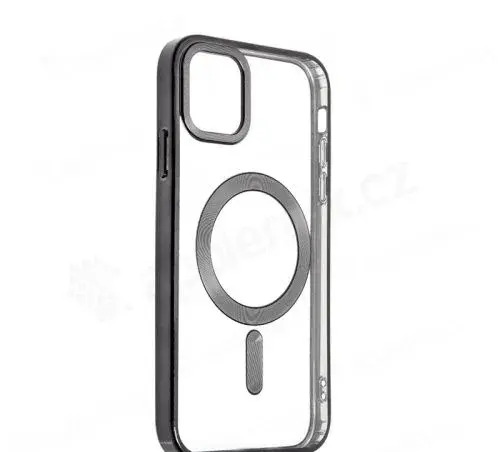 SWISSTEN Clear Jelly MagStick Metal pre Iphone 11