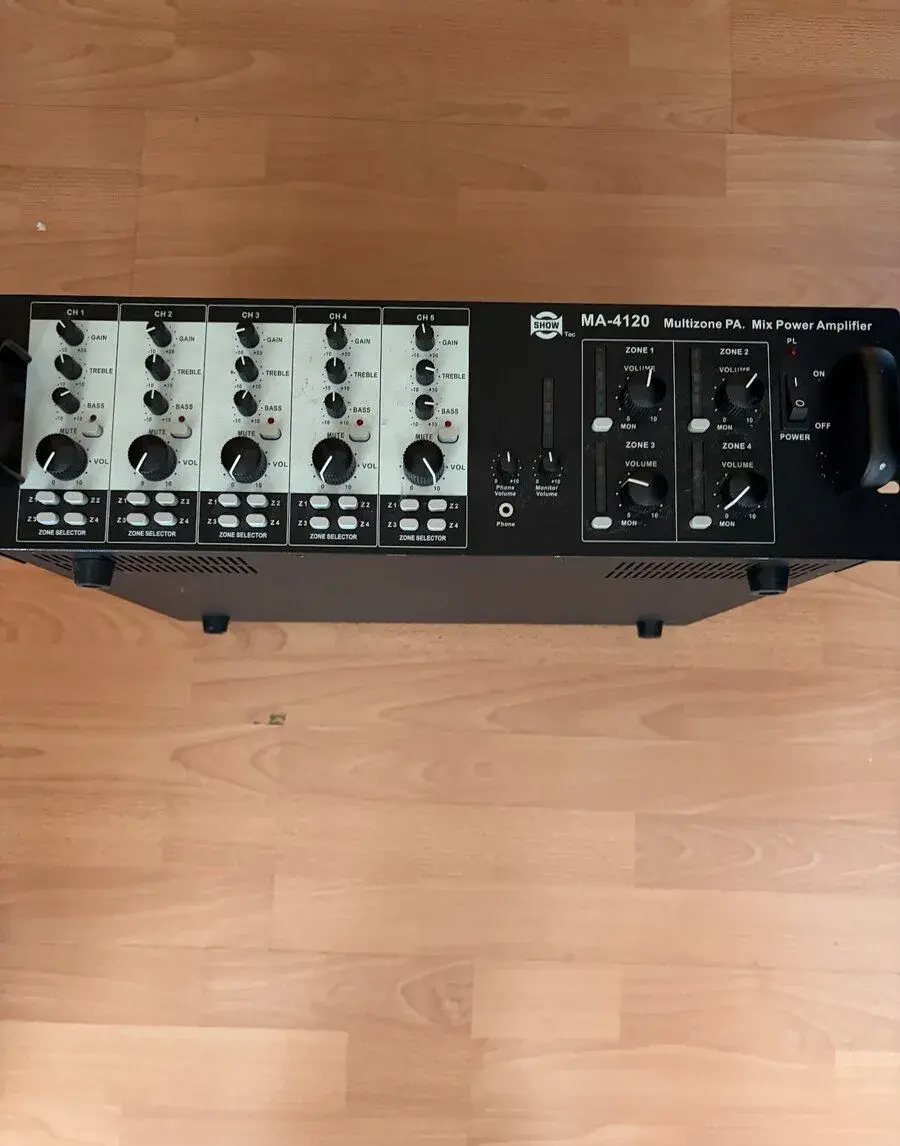 Zosilovač MA-412 Multizon PA Mix Power Amplifier