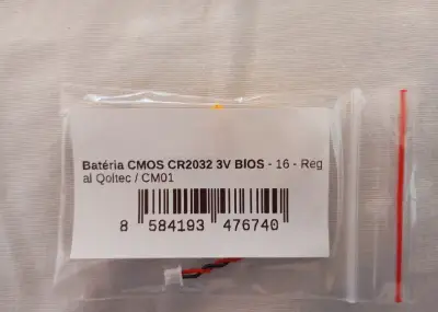 CMOS bios bateria 2-pin