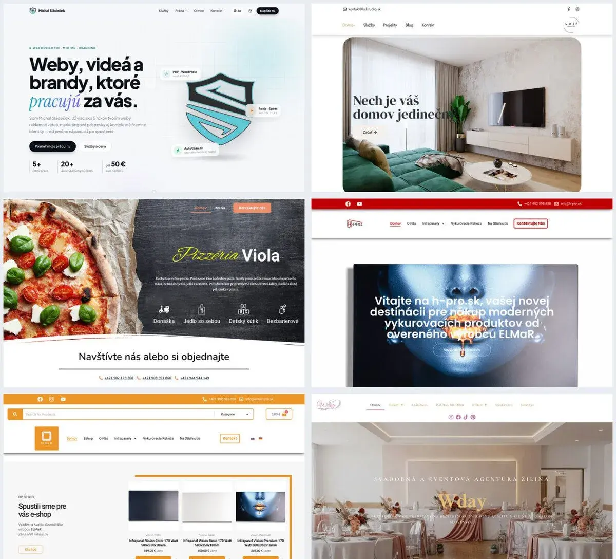 Tvorba webstránok – PHP od 50 €, WordPress od 150 €