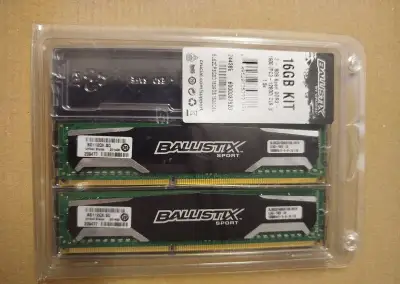 DDR3 16GB /2x 8GB/ 1600MHz Crucial Ballistix Sport