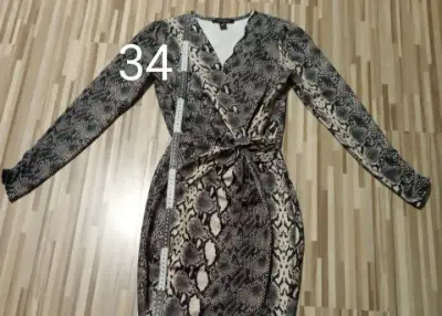 Šaty dlhy rukav 34