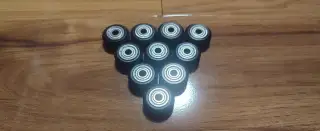 10Ks Pojazdové kolieska Vslot pre cnc, laser a 3d tačiareň