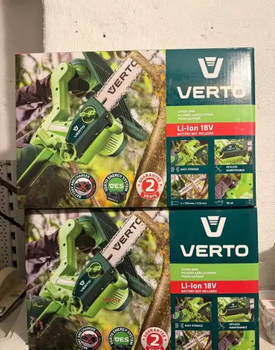 AKU reťazová píla VERTO 18V 210mm – NOVÁ