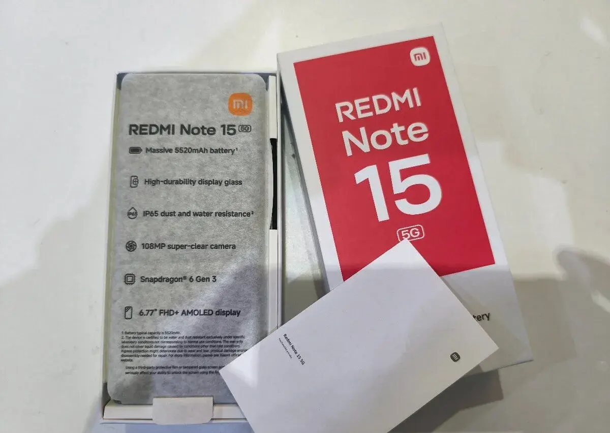 XIAOMI REDMI NOTE 15 5g 256GB