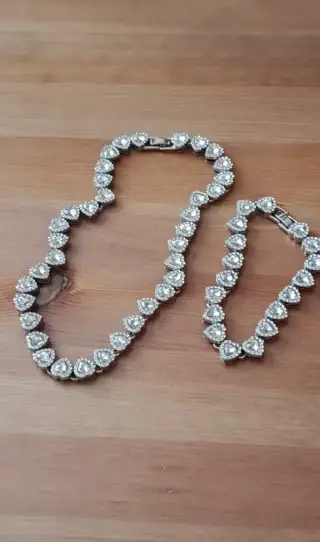 Tenisový set na štýl Swarovski novy