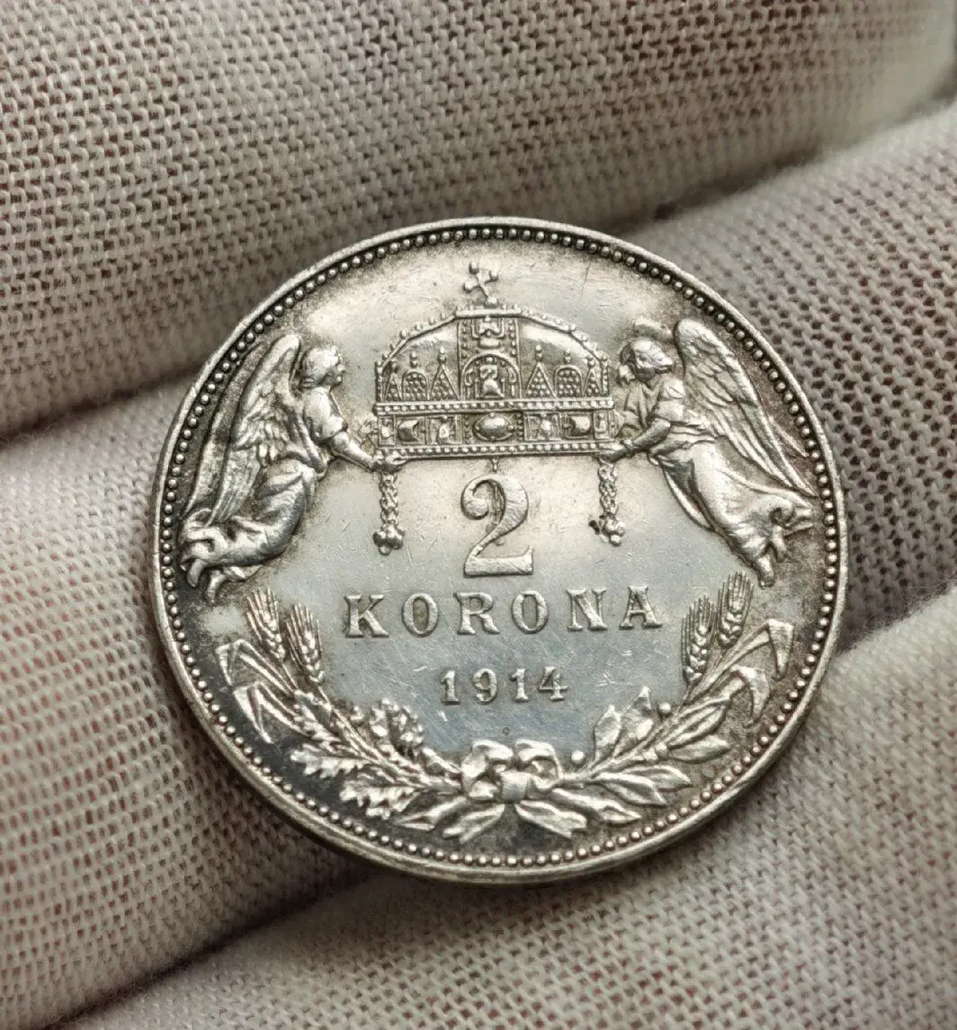 2 koruna 1914 KB, František Jozef I., nádherná zbierková