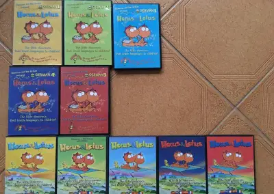 Hocus a Lotus - Sada 5-jazyčných CD+DVD - nemecký jazyk
