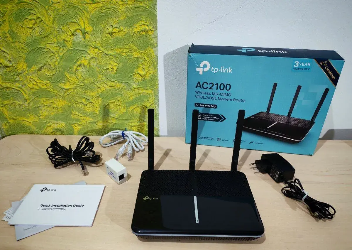 TP-Link Archer VR2100 – AC2100 VDSL/ADSL Modem Router