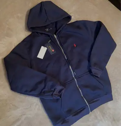 Pánska mikina Polo Ralph Lauren na zips s kapucňou – nová