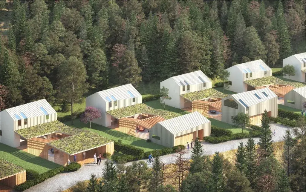 Predaj developerského pozemku s projektom 7 luxusných chát –