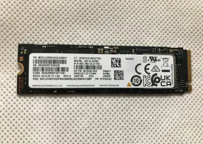 Ssd NVme M.2.256GB disk SAMSUNG PM9A1 GEN.4x4.