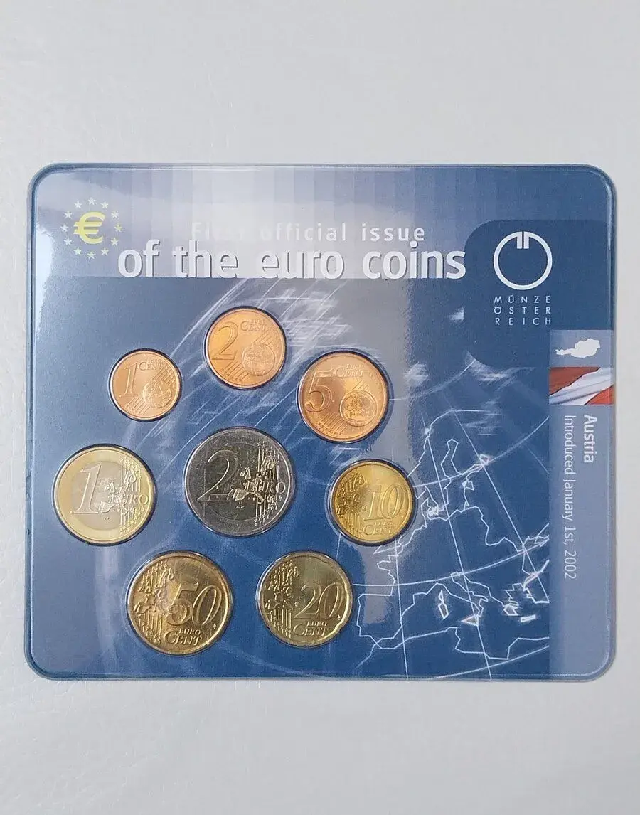 Mince sady euro minci