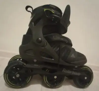 Kolieskové korčule Rollerblade Macroblade 110 3WD Black/Lime