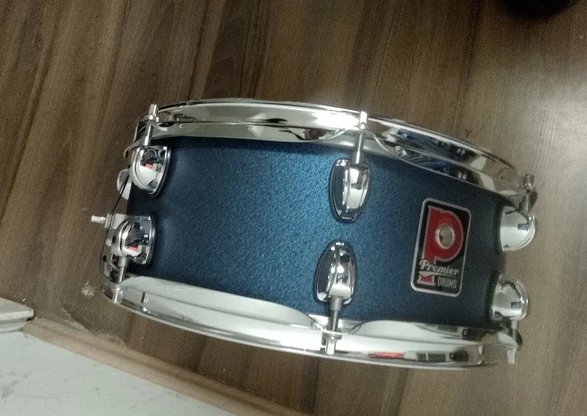 Premier snare 14x5 blue, Nový