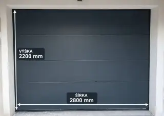 Sekčnú garážovú bránu