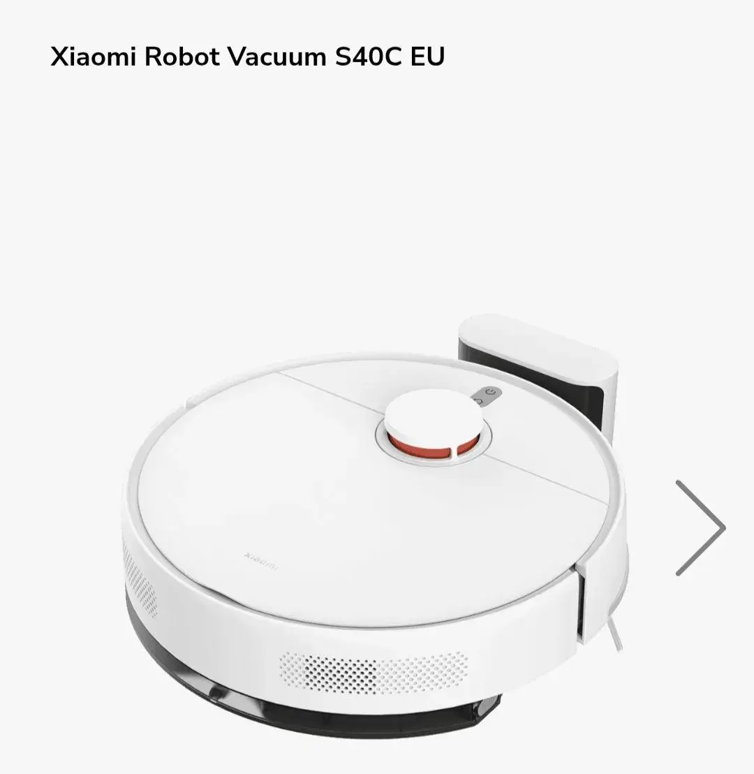 Robotický vysávač xiaomi robot vacuum s40c eu