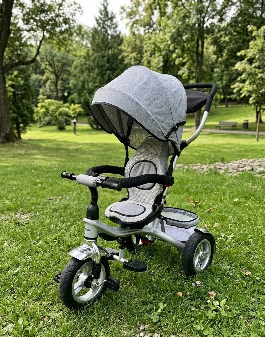 R-Sport Multifunkčná trojkolka 3v1 T3 White-Grey