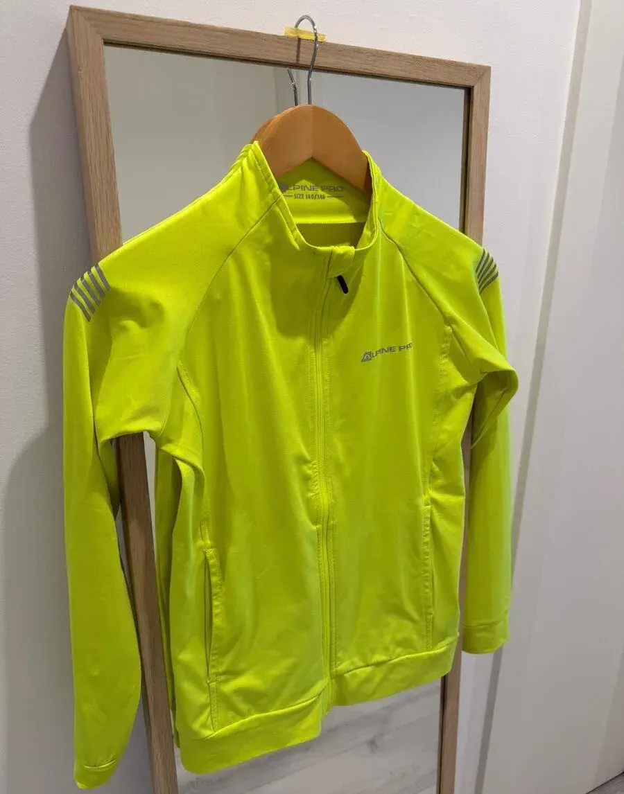 Alpine Pro funkcna sportova mikina 140/146 neonova