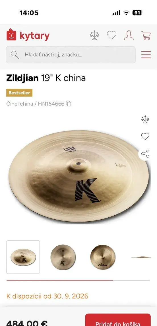 Zildjian K China 19”