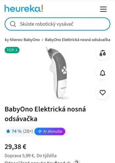 Odsávačka babyono
