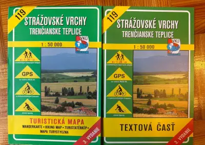 Turistická mapa 119 - Strážovské vrchy - Tr.Teplice