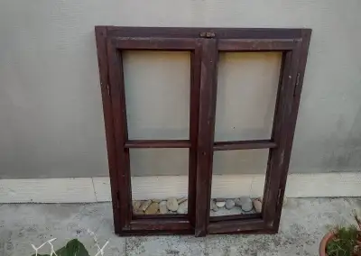 Okna červený smrek