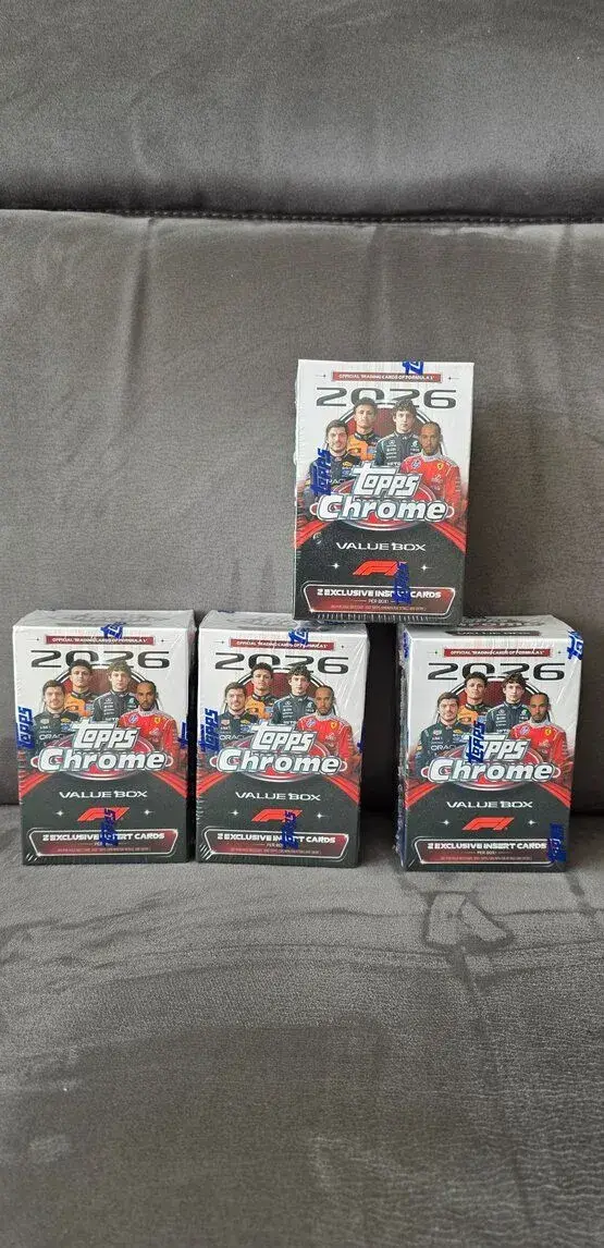 Topps chrome formula 1 2026