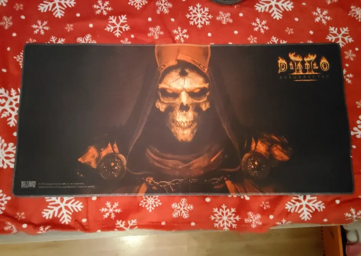 Diablo Resurrected podložka pod klávesnicu+myš