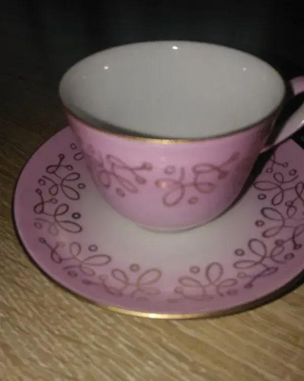 ružový porcelán