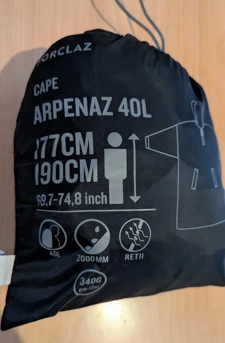 Pončo Arpenaz 40 L/XL