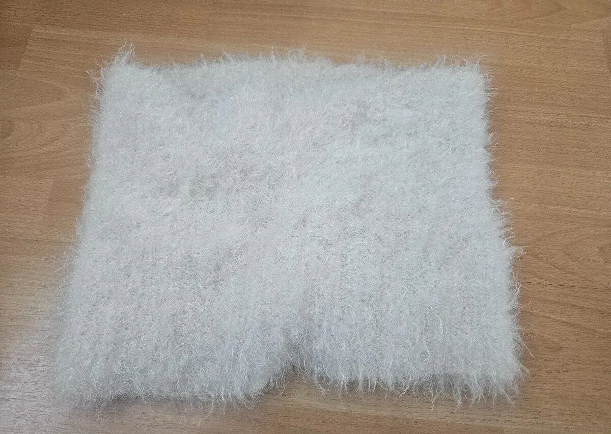 Mohérový navliekací šál/tunika