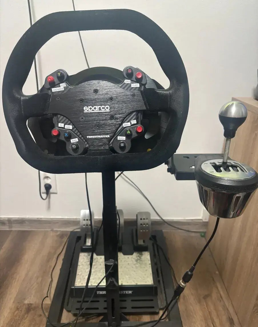THRUSTMASTER TX + TH8A + T-LCM PEDALE+ SPARCO ADDON