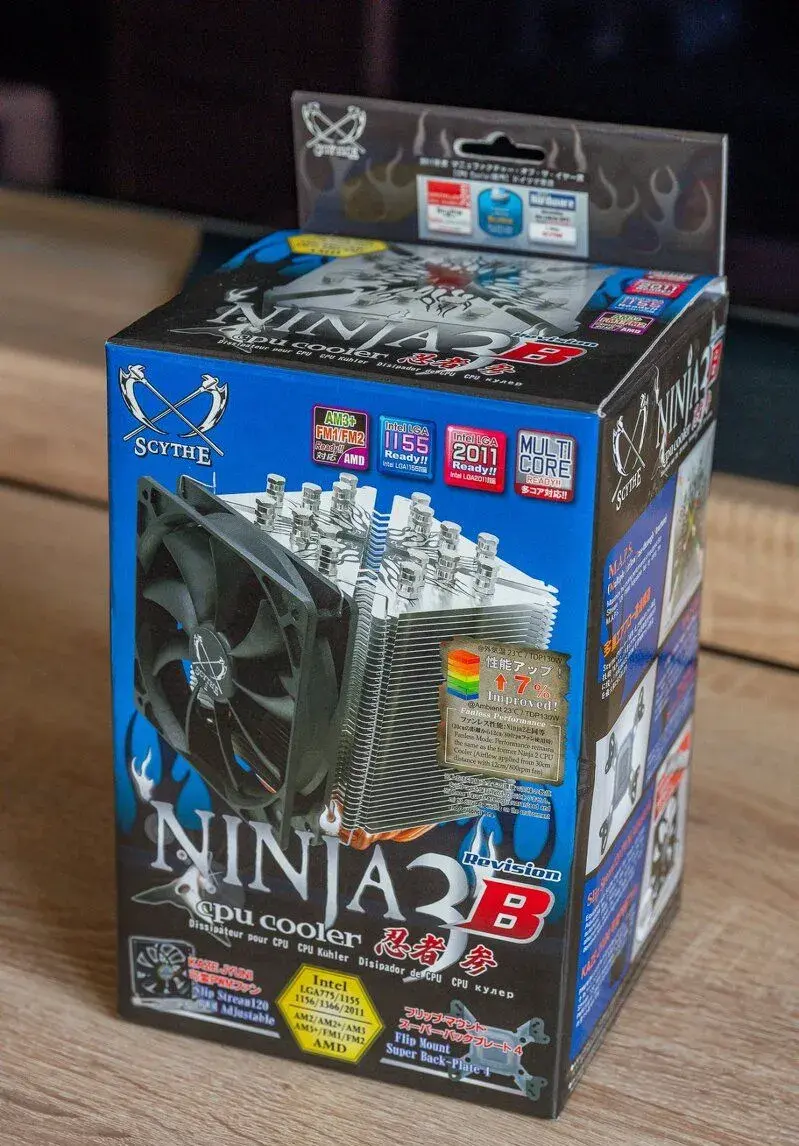 Scythe Ninja 3 REV B pre Intel / AMD Heatpipe CPU chladič