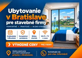 Ubytovanie v Bratislave - Stavebné firmy - Robotníci