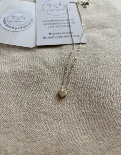 Strieborný minimalistický náhrdelník
