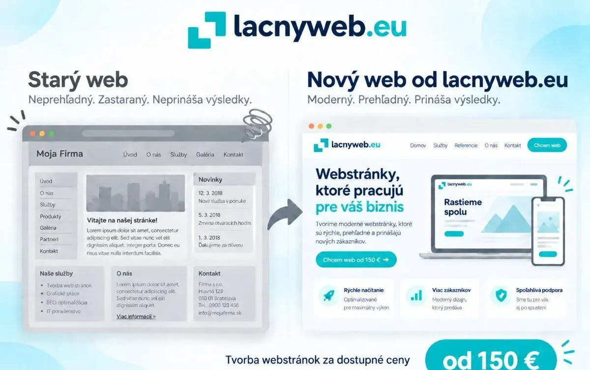 🌐 Tvorba webstránok