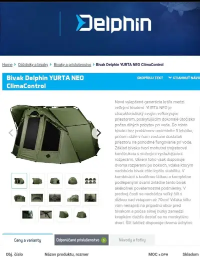 Bivak Delphin YURTA NEO ClimaControl