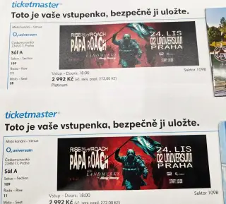 PAPA ROACH PLATINUM O2 ARENA PRAHA