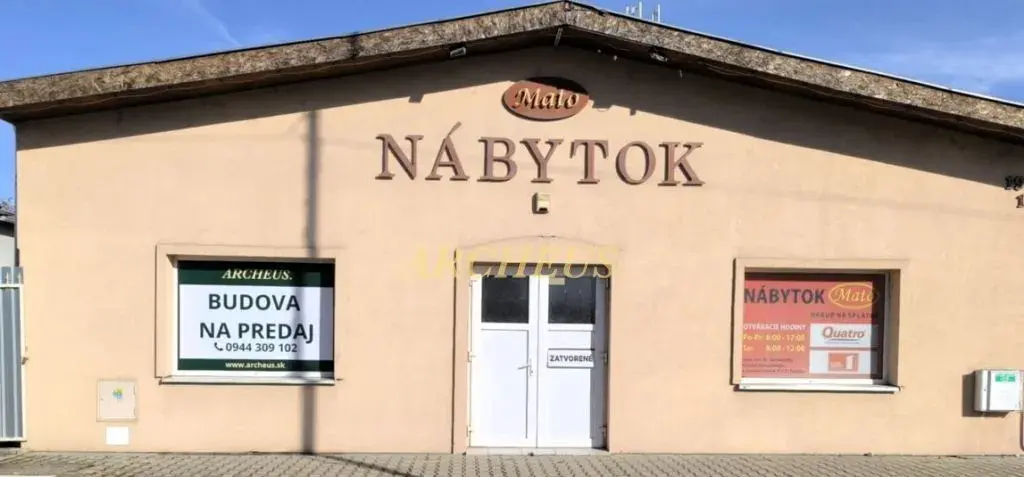 PREVÁDZKOVÁ BUDOVA - OBCHOD A SLUŽBY, HLAVNÁ, SEČOVCE