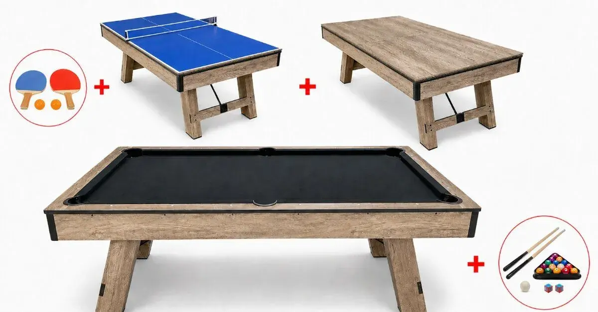 Nový multifunkčný biliard 7ft
