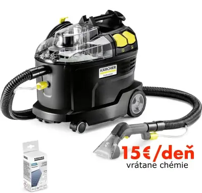 Prenájom tepovača KÄRCHER Profi v Ružinove iba za 15€/deň