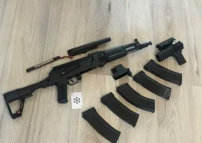 Airsoftová zbraň SA-J80 upgrade